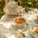 ૮ ˶ᵔ ᵕ ᵔ˶ ა Mirabel's Cozy Café 𓆩✞𓆪 Discord server icon