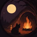 | The Night Den | Chill, hangout, make friends, read stories, share moments, enjoy your time here!