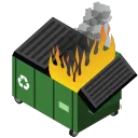 The Flaming Dumpster