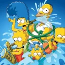 the simpsons waterpark!!