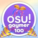 💯osu!gaymer | rhythm community🎉 discord icon