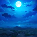 Moonlit allyway