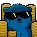 Blue Otter Romp