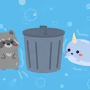 Underwater Trashcan
