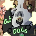 No life but dogs (art welcome)