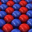 Blue And Red Balls
