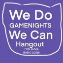 Cat mask critter's Game nights and Logs hangout