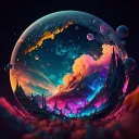 Die kleine flauschige Bubbel