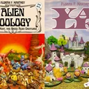 ALIEN ZOOLOGY & YALK by @titus_painting