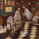 the spooky breakfast cafe °.🎃• ๑ ˙🕸