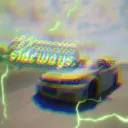 sideways.