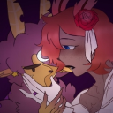 ★∘˙  .˚┆: 𝐶𝑒𝑙𝑒𝑠𝑡𝑖𝑎𝑙𝑙𝑦 𝑊𝑜𝑣𝑒𝑛 𝐻𝑒𝑎𝑟𝑡𝑠𝑡𝑟𝑖𝑛𝑔𝑠 :┆˙• ☄.˚ Discord server icon