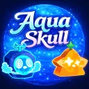 Aqua skull