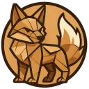 Cardboard Kitsune
