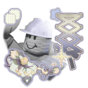 𓏼 ͟ ͚֯  𓂃   ／ɱ.mᥲɾk    stᥲn  sɾvr  ︵   13+ Discord server icon