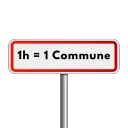 1h = 1 Commune