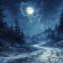 SNOWY NIGHT