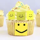 The yellow cupcake