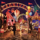 .𖥔 ݁ ˖╭ ┆Carnival Nocturne╰⊹ Server Icon