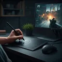 Gaming on Drawing Tablets