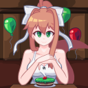    Monika After Story Brasil  Discord Server Icon