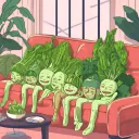 Veggies On The Couch