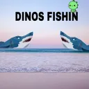 Dinos fishin