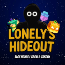 Discovery icon for Lonely’s Hideout | Grow a Garden/Blox Fruits Discord server