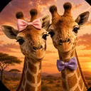 🦒Żyrafki Gabrysia i Wery