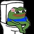 Pepe's Bathroom 🚽 Funny Emojis • Toilet Emote