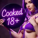 COOKED 18+ 💜🤓 Social • Dark humour • Semi-Toxic • NSFW • Chill discord icon
