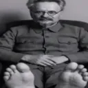 Trotsky's feet