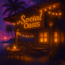 Social Oasis ★ 13–18＋ ⋆₊˚ Chill ⋆ Active ⋆ Non-Toxic ⋆ 100＋ Emojis ⋆Find Friends icon