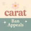 📨 : /carat ban appeals