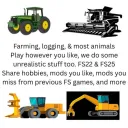 Farming Simulator real and unreal