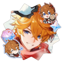 Discovery icon for ❛❛ (ㅅ´ ˘ `)　“🎐 ̩͙︰ /childe ゛ $200 gwy!! Discord server