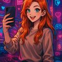 Female Online Income Club Discord Server Icon