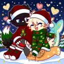 зимний пушистый остров