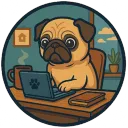 Working From Home Pugs