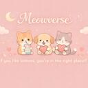   + ̊⊹ Meowverse ⊹ ̊+   Discord Server Icon
