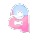 Blue-Pink Letters (.gg/honeymilk)