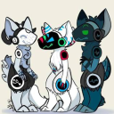 Protogen/furry hangout Discord server icon