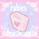 ⋆. ୨୧˚⋆ Rabies  trashcan˖ ݁ ˖ ݁𖥔 Discord server icon