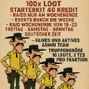 🔰 100x LOOT // Starter- Kit // 40k Kredit // Beginner Friendly // Events
