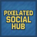 Pixelated social hub Discord Server Icon