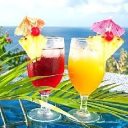 Tropical resort • PNG's • GIF's • Emojis Discord server icon