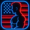 Straight American Men's icon