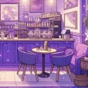 𓂃⟡ ݁ ꒰ Purple Café ꒱ ⸝⸝  .ᐟ .