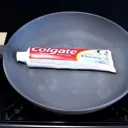 Fried Toothpaste's bathroom cabinet