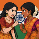 ⚔ North vs South Indian Girls ⚔ Discord server icon